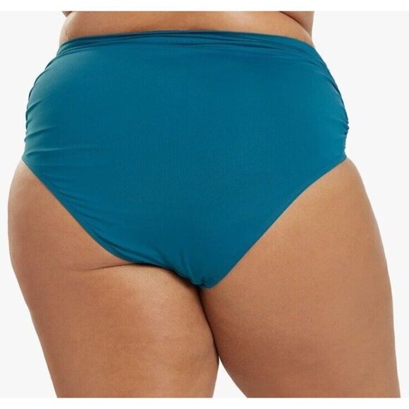 Anne Cole Tankini swimsuit Sz 18 20 Underwire top Bikini Bottoms Classic Beach - Picture 4 of 8